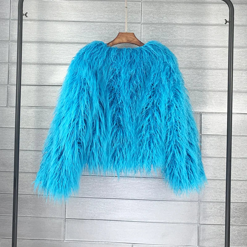 Micaela Shaggy Faux Fur Jackets