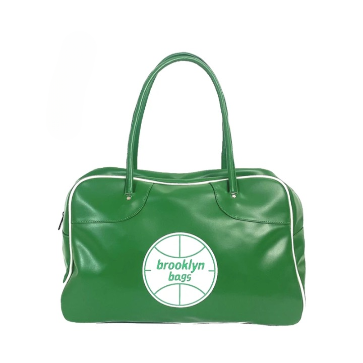 Maya Retro Style Printed Bowling Duffle Bag