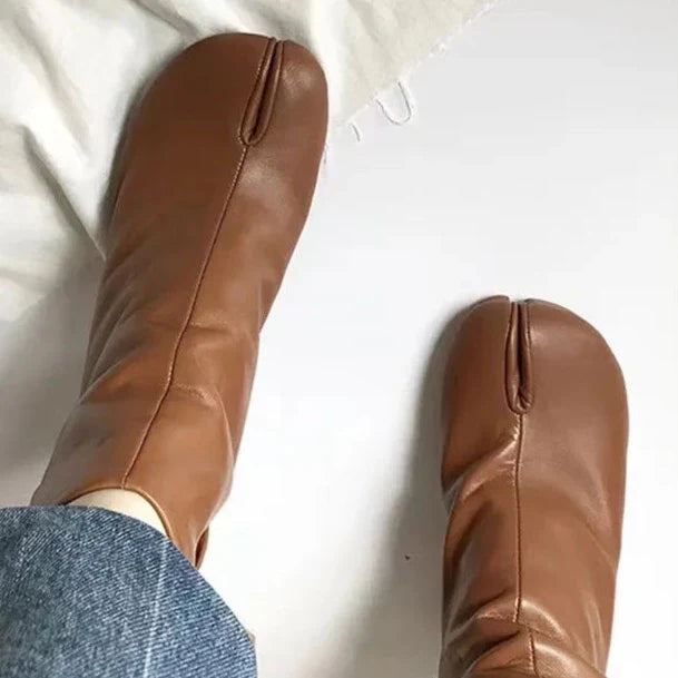 India Split Toe Tabi Ankle Boots