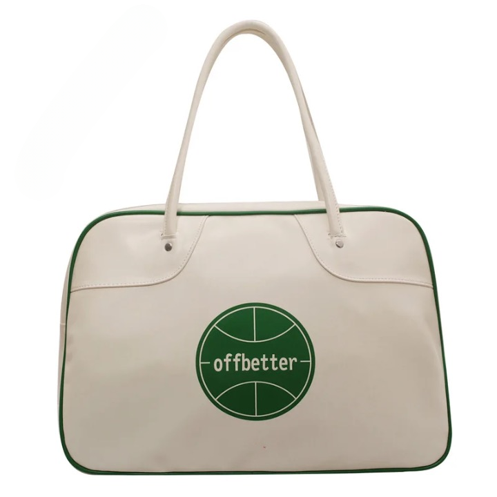 Maya Retro Style Printed Bowling Duffle Bag