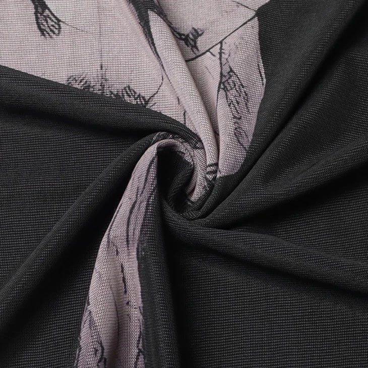 Amalie Art Floral Watercolor Print Tissue Top