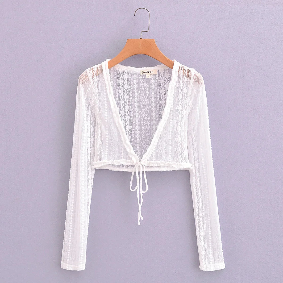 Rafaela Lace Cardigan Mini Dress