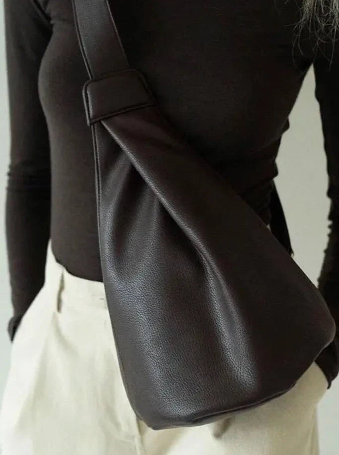 Hannia Faux Leather Sling Cross Body Bag