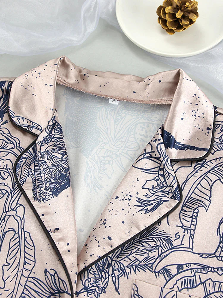 Estella Luxe Satin Pajama Set