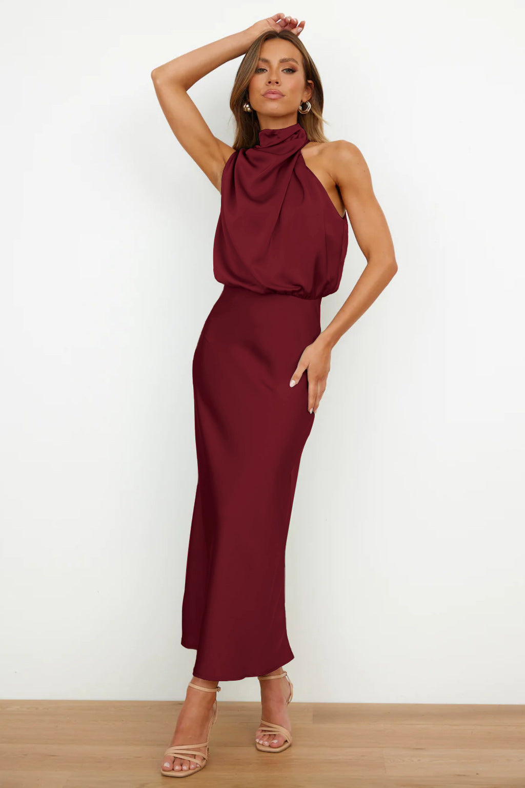 Sleeveless Off Shoulder Bodycon Elegant Maxi Dresses Wedding