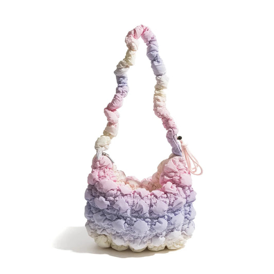 Sambria Pastel Ombre Quilted Waffle Bags