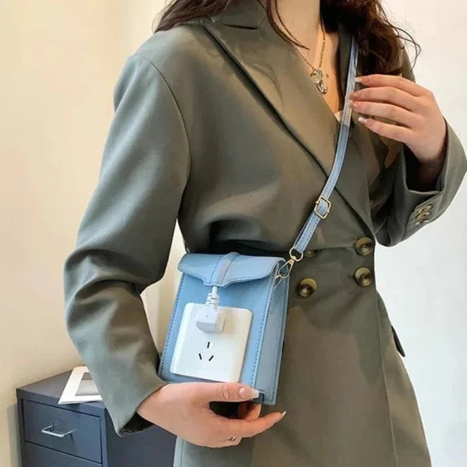 Electric Socket Plug Flap Bags