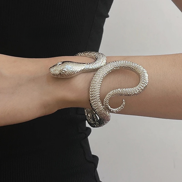 Kerttu Snake-Coil Cuff Bracelets
