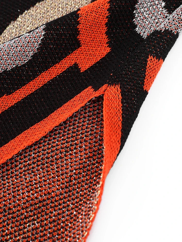 Terra Colorful Knit Tunic and Pants