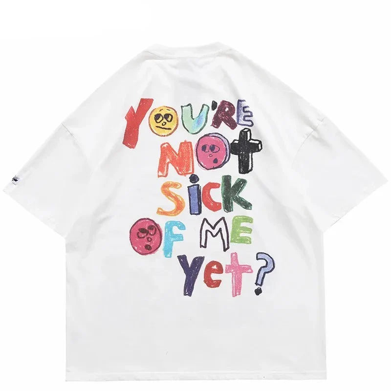 Unisex Oversized Graffiti Hip Hop T-Shirts