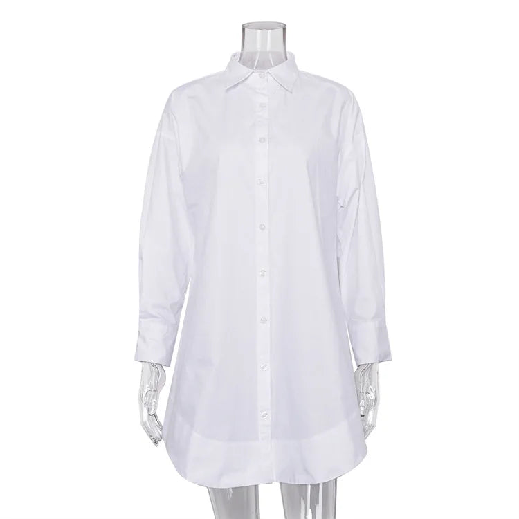Vita Poplin Mini Shirt Dress