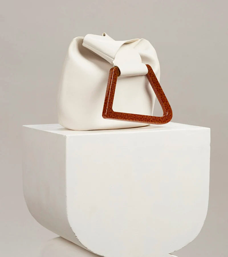 Enora Resin Handle Knot Bag