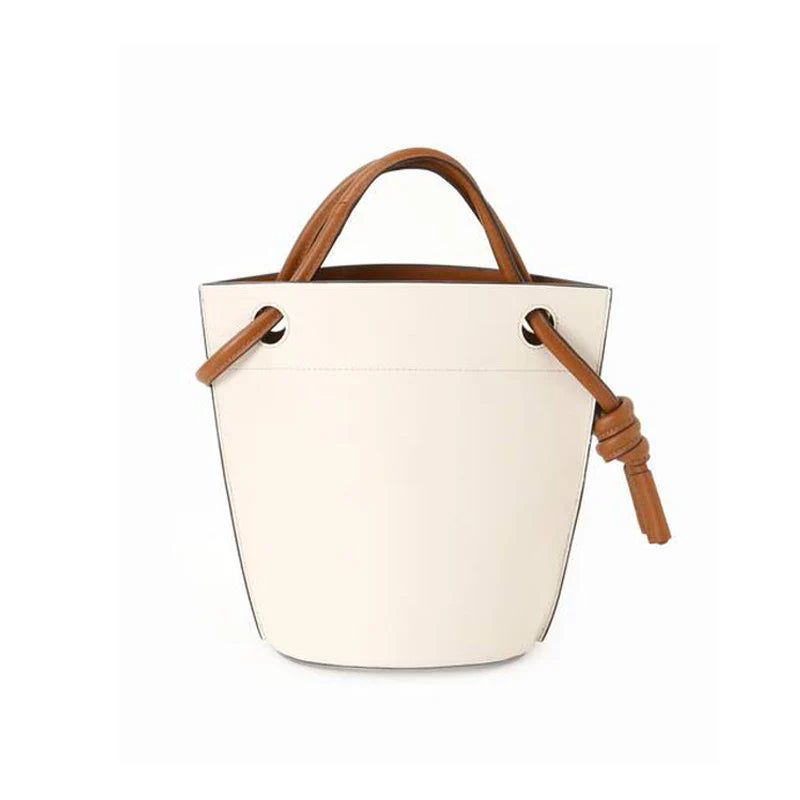 Tara Minimalist Knot Detail Bucket Bags