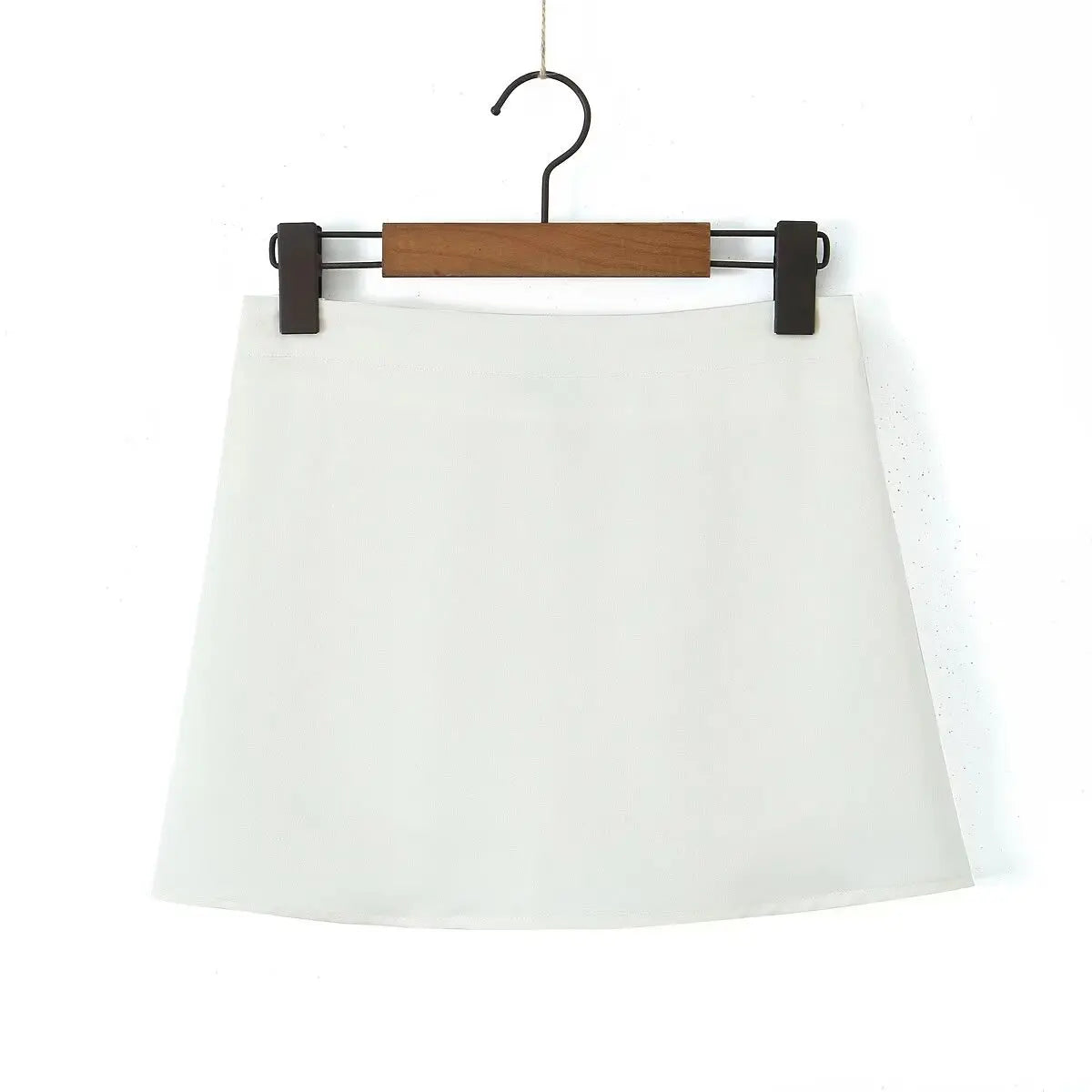 Tassha Boxer Satin Mini Skirts