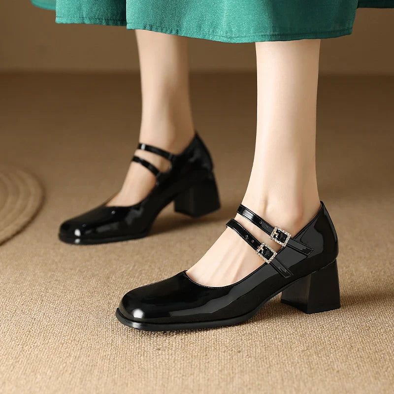 Jollie Double Strap Maryjane Pumps