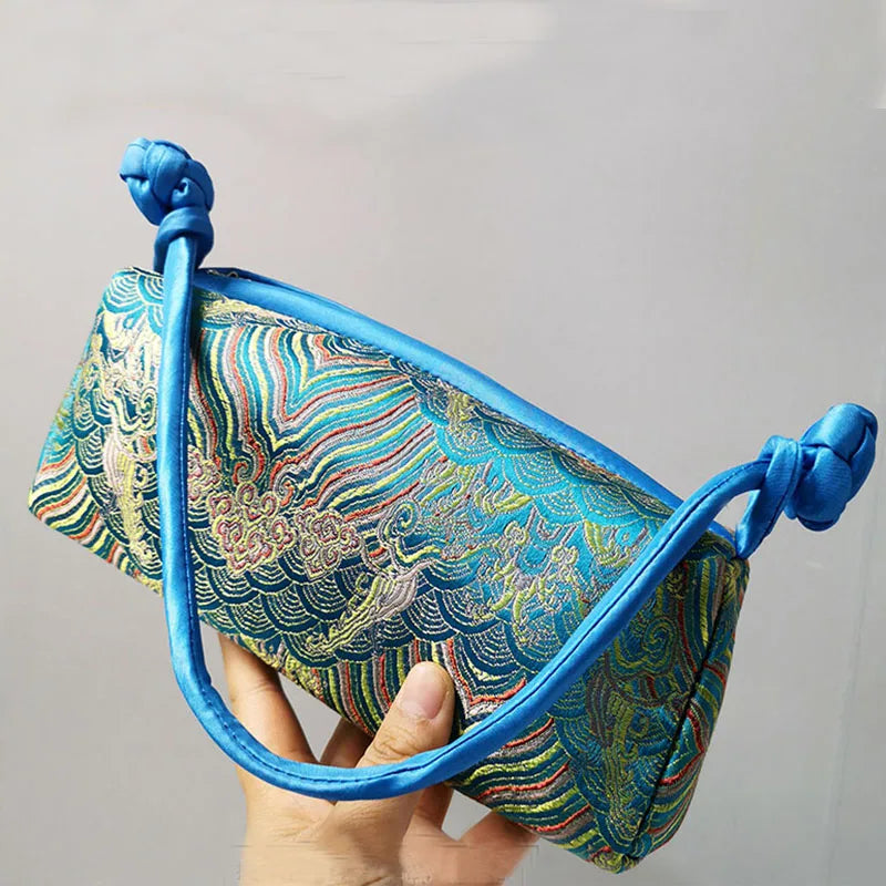 Kexin Silk Embroidery Cheongsam Mini Tote