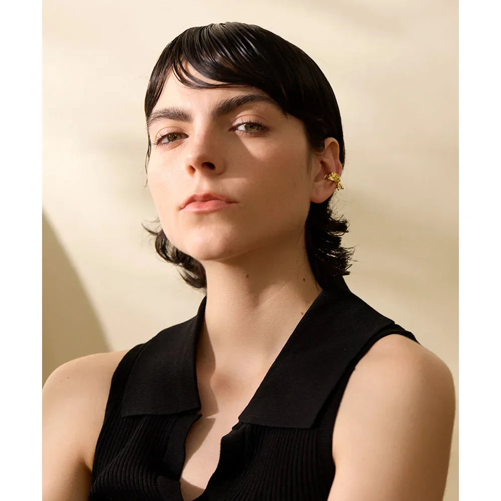 Luxury Cubic Zirconia Pendant Ear Clip