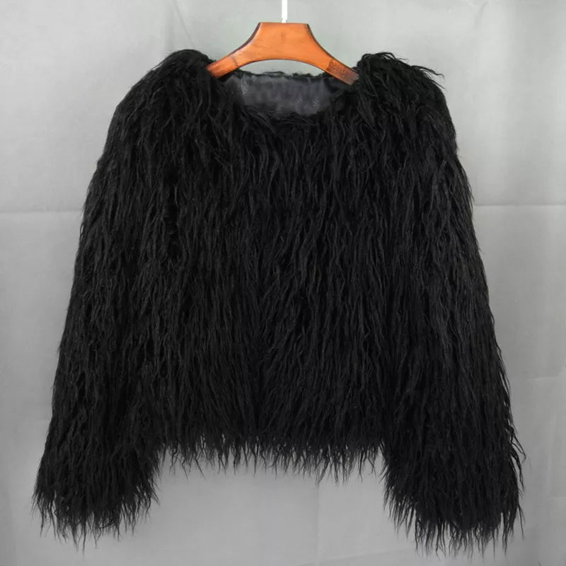 Micaela Shaggy Faux Fur Jackets