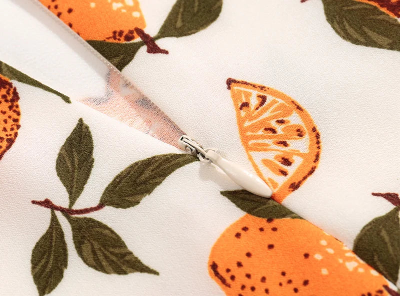 Tiffany Lemon Prints Off the Shoulder Dress