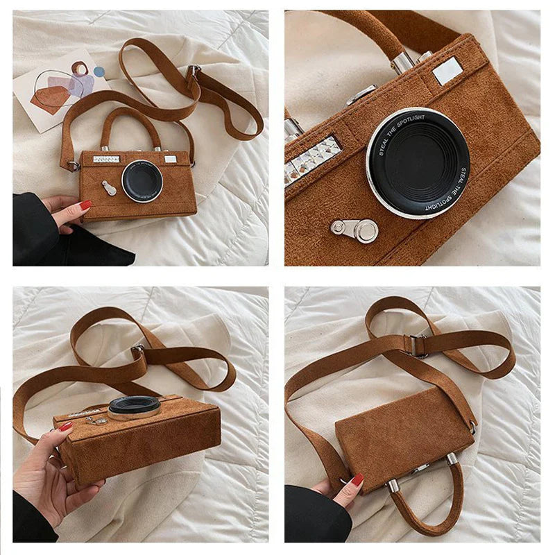 Amika Retro Camera Shape Mini Bags