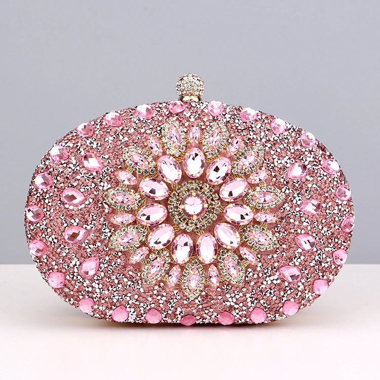 Meghan Diamond Encrusted Clutch Bag