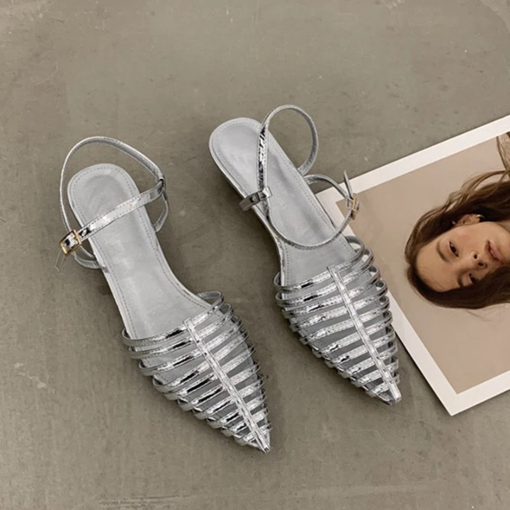 Aluna Multi Lines Strapy Sandals