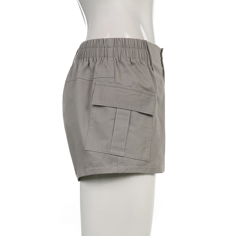 Low Waisted Shorts Harajuku Retro Basic Casual Sporty Bottom Biker