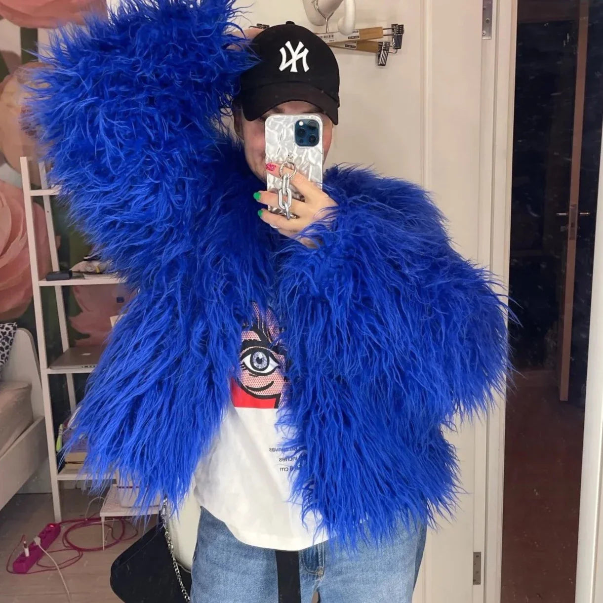 Micaela Shaggy Faux Fur Jackets
