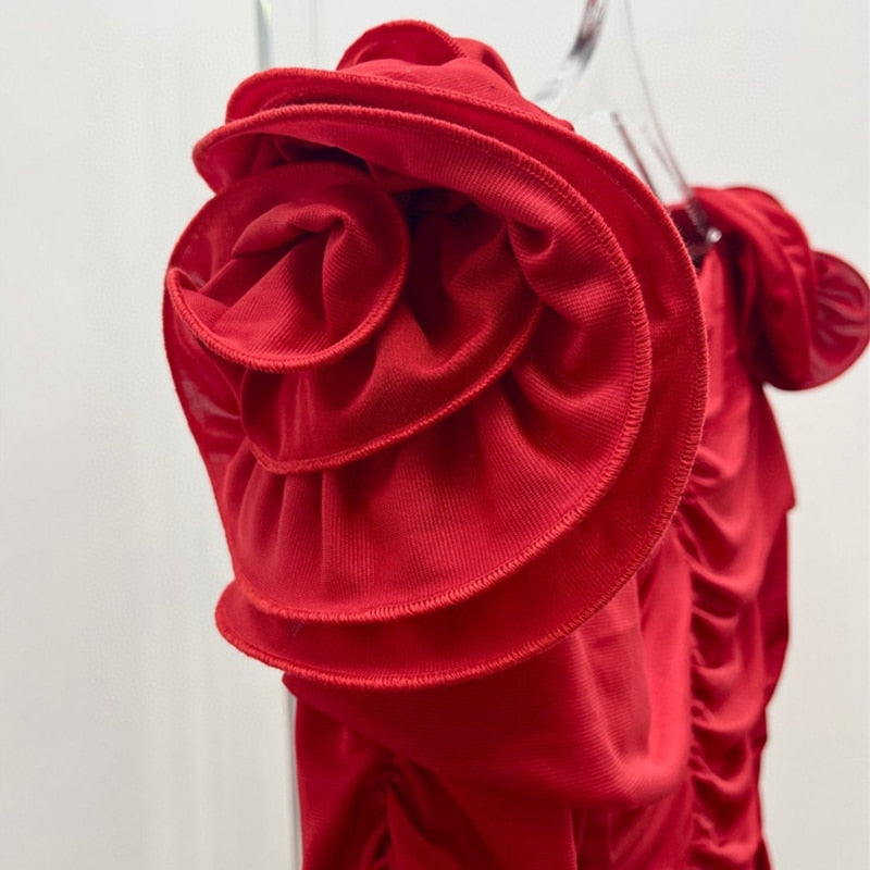 Sadie Flower Corsage Off the Shoulder Top