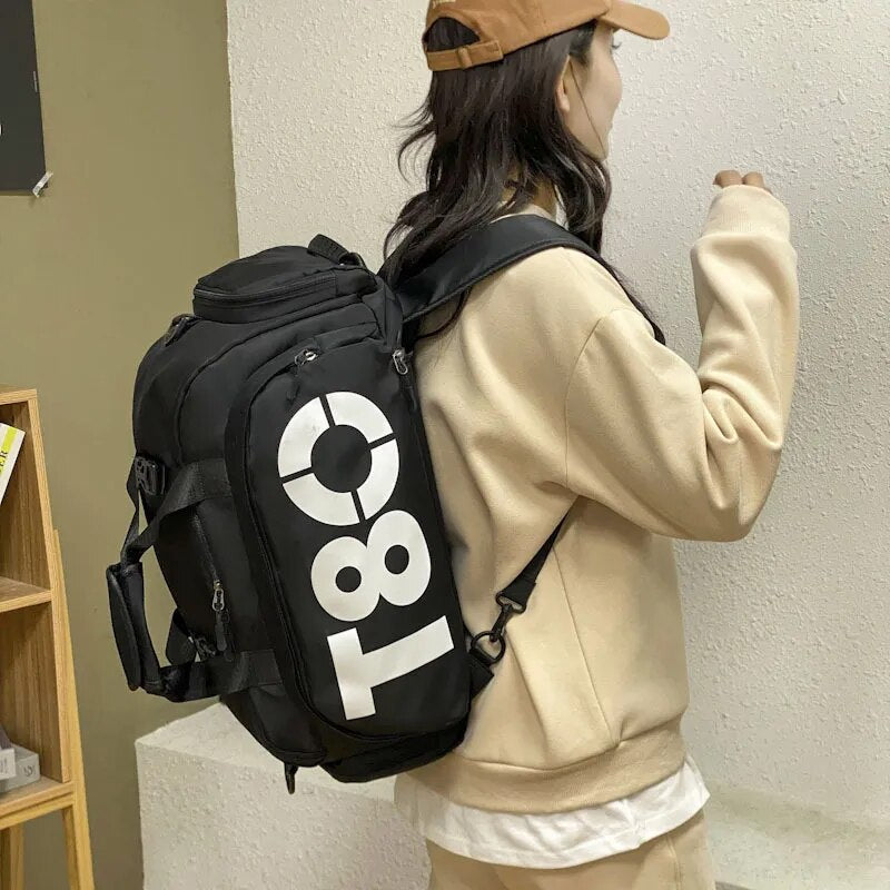 Salla Multiway Nylon Sporty Gym Bag