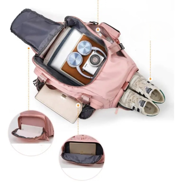 Salla Multiway Nylon Sporty Gym Bag