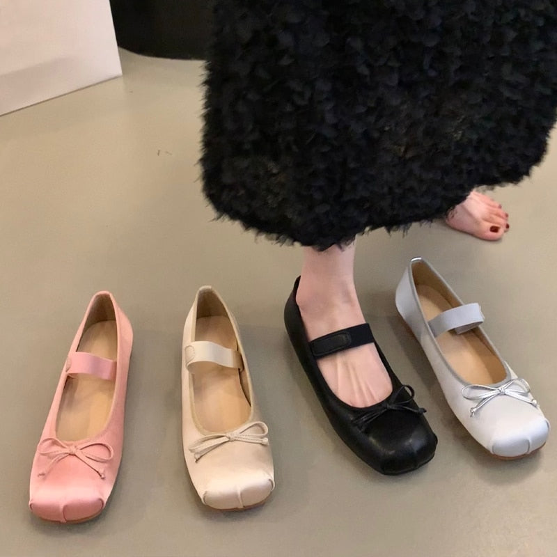 Sasha Satin Silk Ballet Flats - 4 Colors