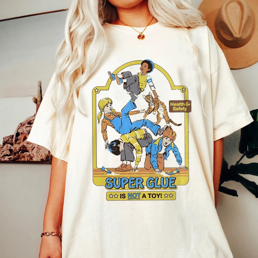 Satan Demon T-shirt Horror Devil Retro T-shirt