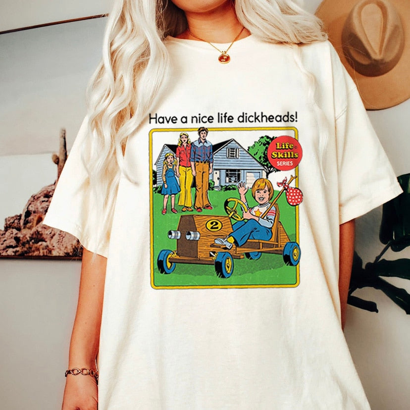 Satan Demon T-shirt Horror Devil Retro T-shirt