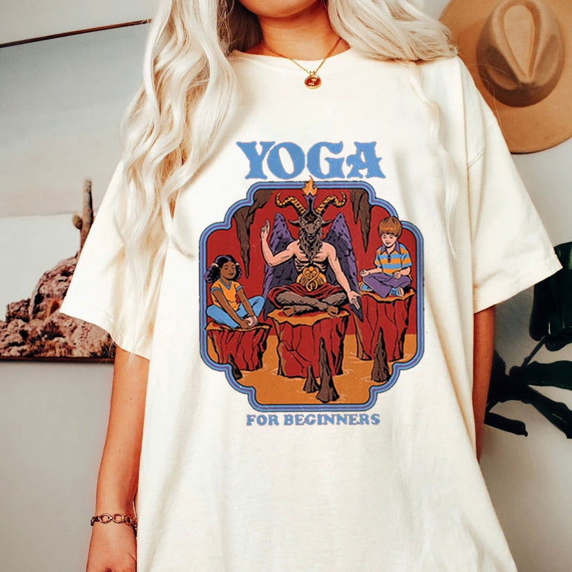 Satan Demon T-shirt Horror Devil Retro T-shirt