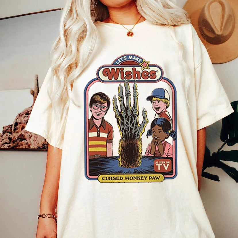 Satan Demon T-shirt Horror Devil Retro T-shirt