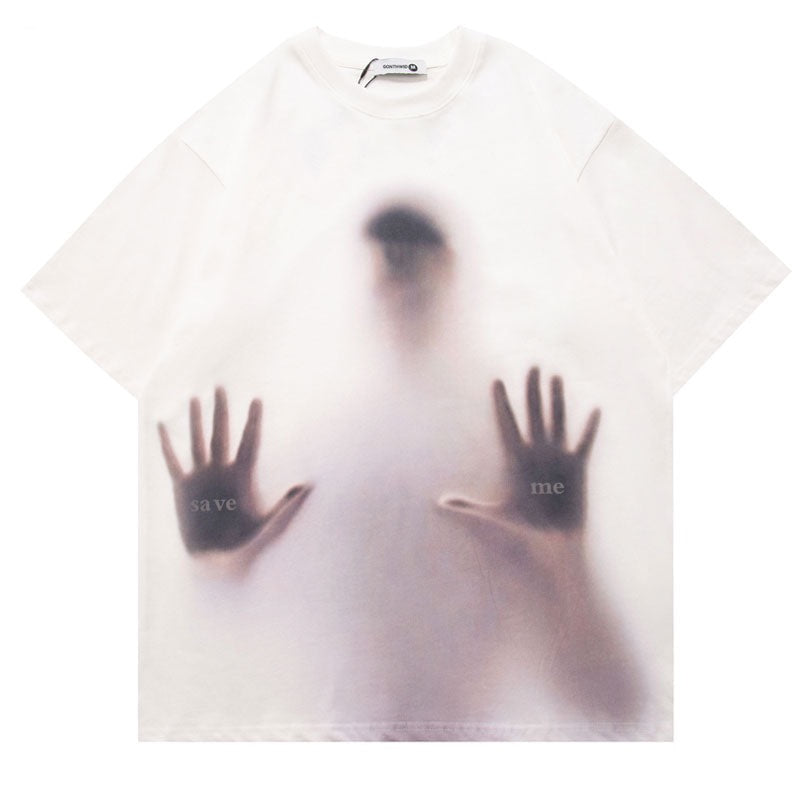 Save Me Ghost Graphic T-Shirts