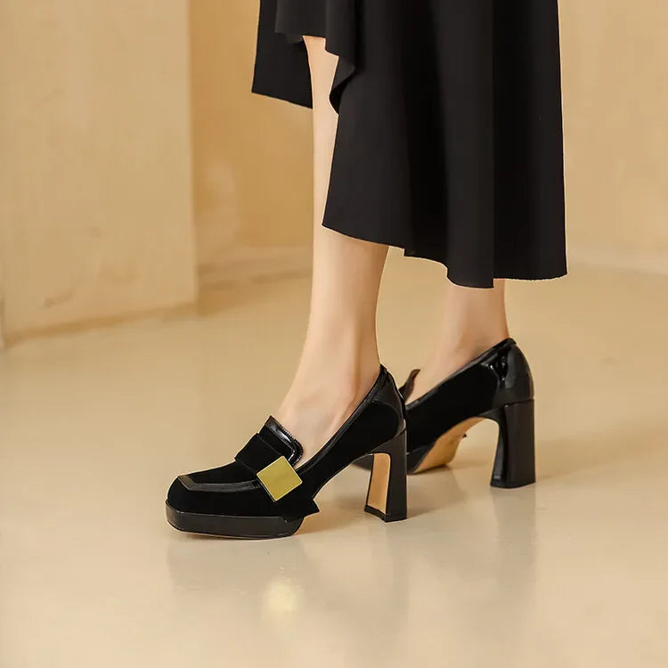 Osprey Vintage Suede Leather Pumps