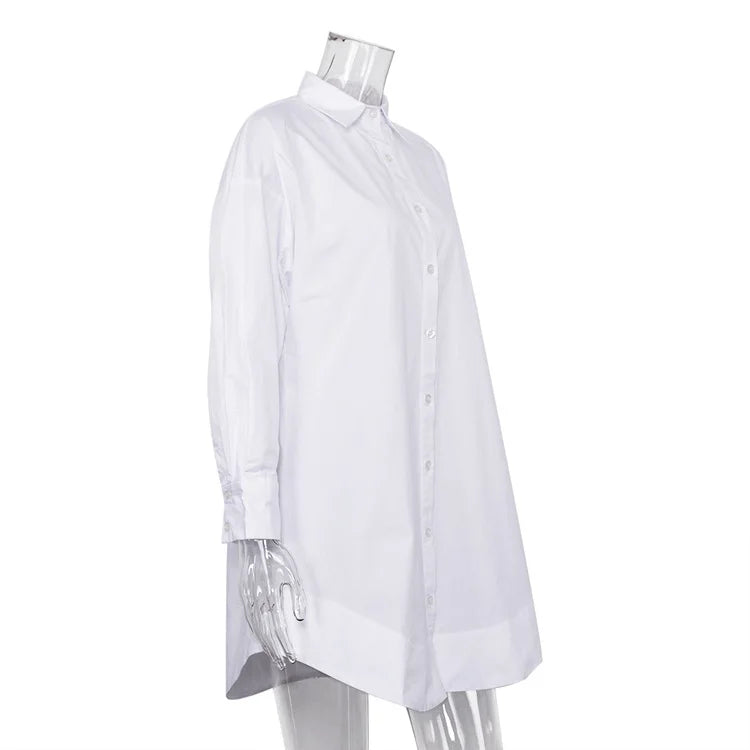 Vita Poplin Mini Shirt Dress