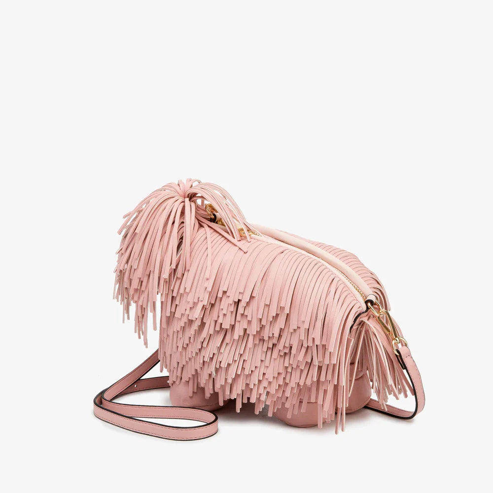 Mini Shaggy Dog Tassel Bags