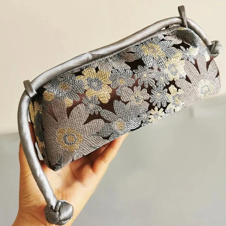 Kexin Silk Embroidery Cheongsam Mini Tote