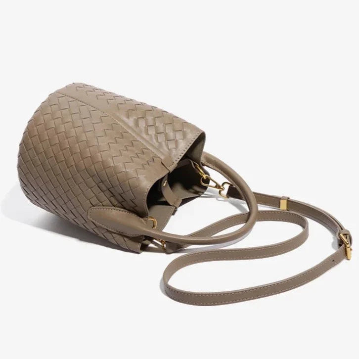 Sabine Woven Texture Bucket Totes
