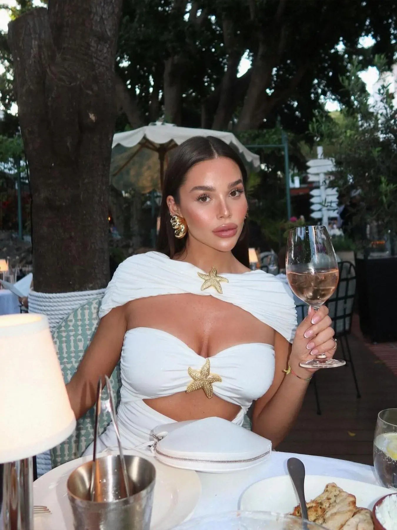 Cutout Swim Cover Up Long Party Dress