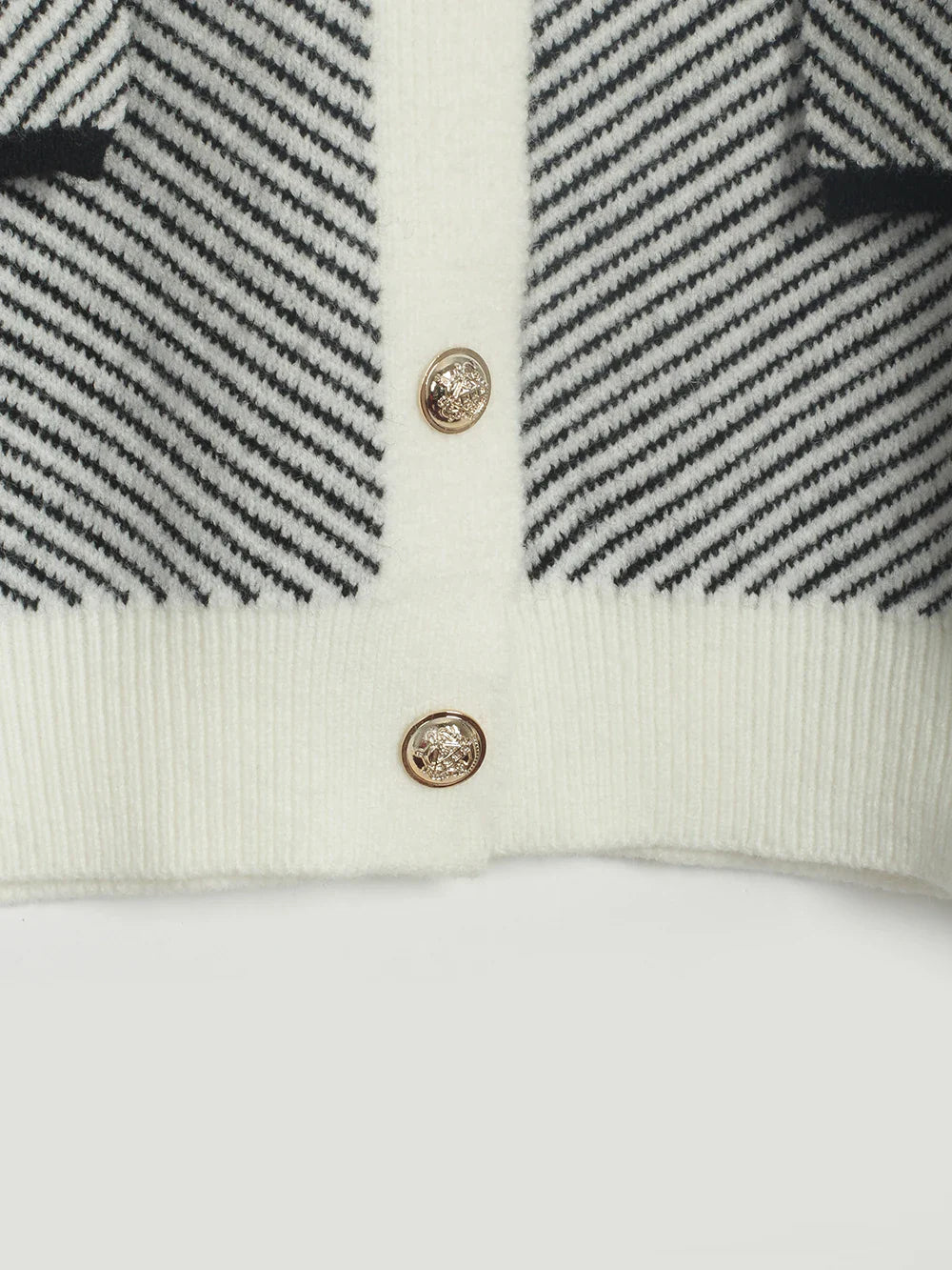 Daviana Herringbone Cardigan