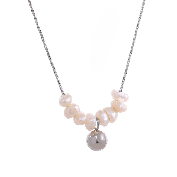 Natural Pearl String Beads Necklace
