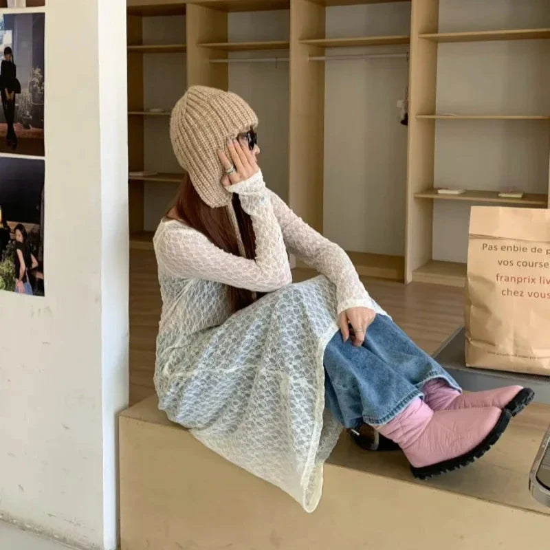 Edina Layering Lace Maxi Dress