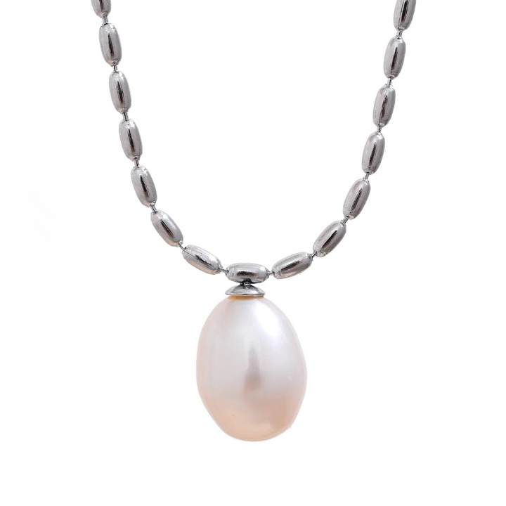 Natural Pearl String Beads Necklace