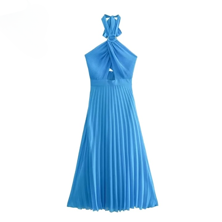 Tina Pleated Hater Dress