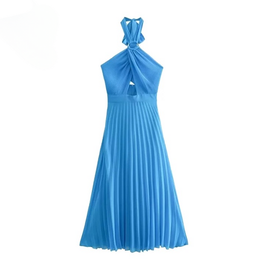Tina Pleated Hater Dress