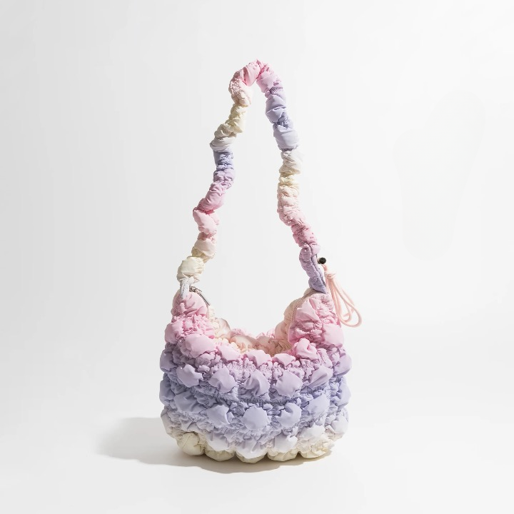 Sambria Pastel Ombre Quilted Waffle Bags